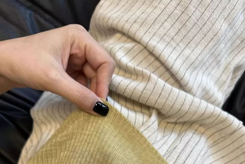 Scoop Top Knit Neck Tank Plain