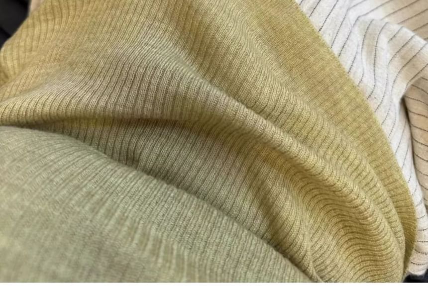 Scoop Top Knit Neck Tank Plain