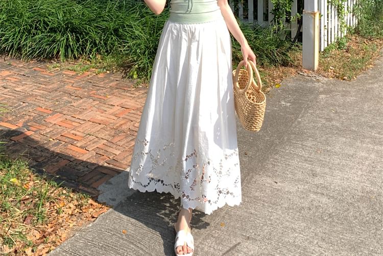 Spaghetti Neck Camisole Strap Top Plain V-Neck Tie