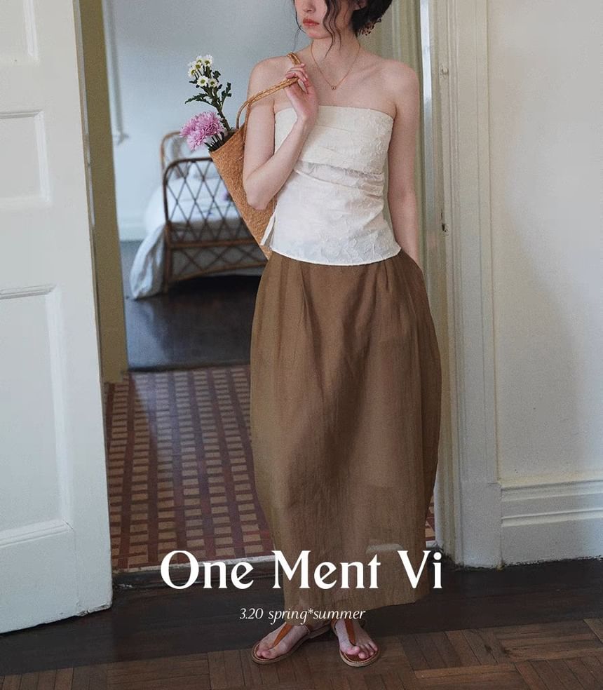 Floral Sleeveless Print Top Tube