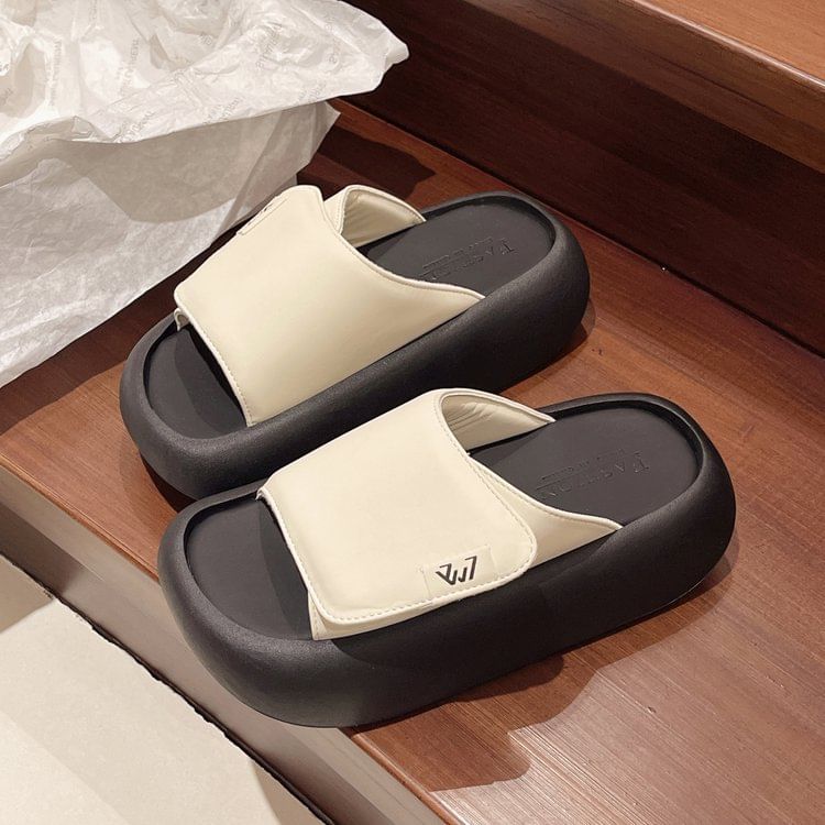 Sandals Adhesive Strap Platform