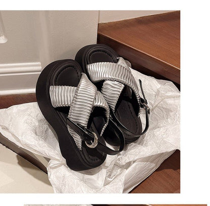Platform Criss Cross Sandals