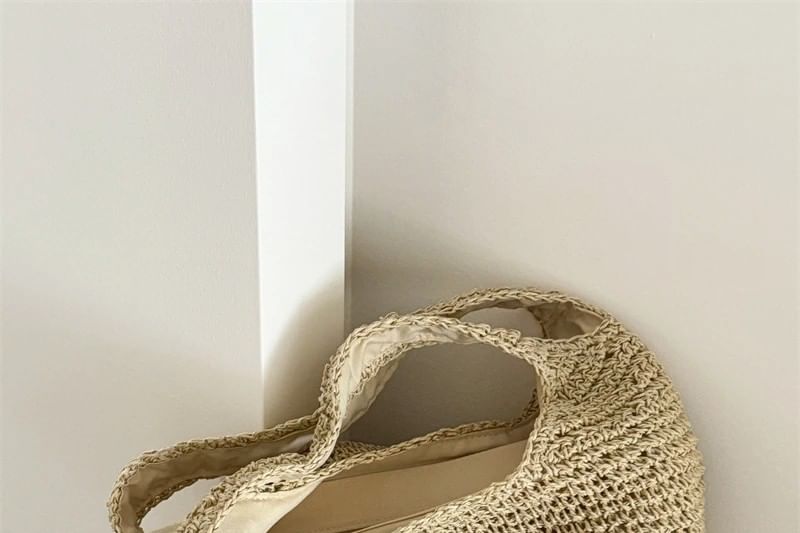 Straw Bag Plain Tote