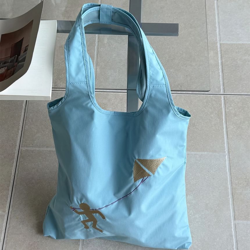 Tote Embroidered Bag Nylon
