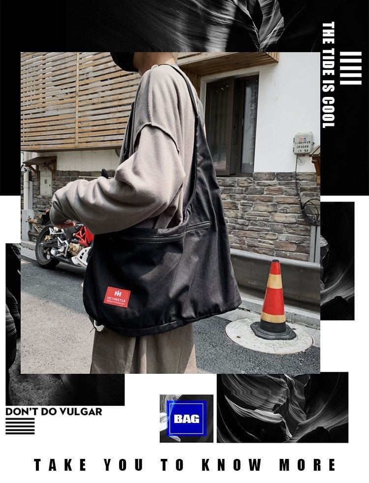 Messenger Lettering Bag Tag