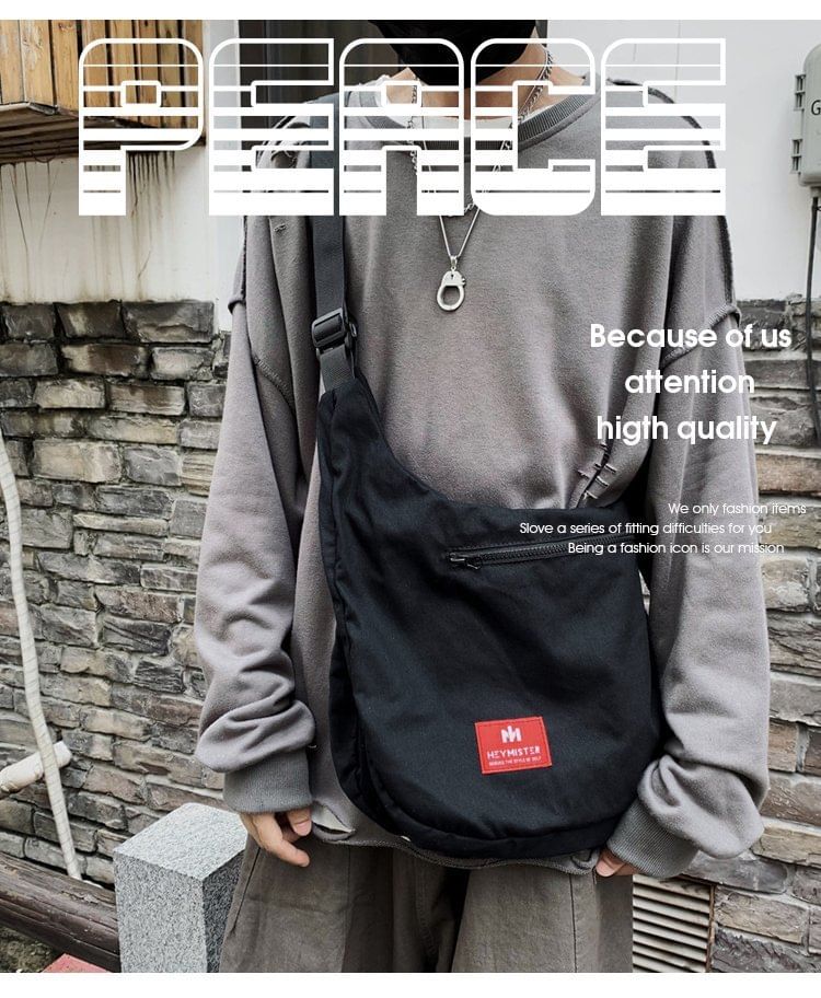 Messenger Lettering Bag Tag