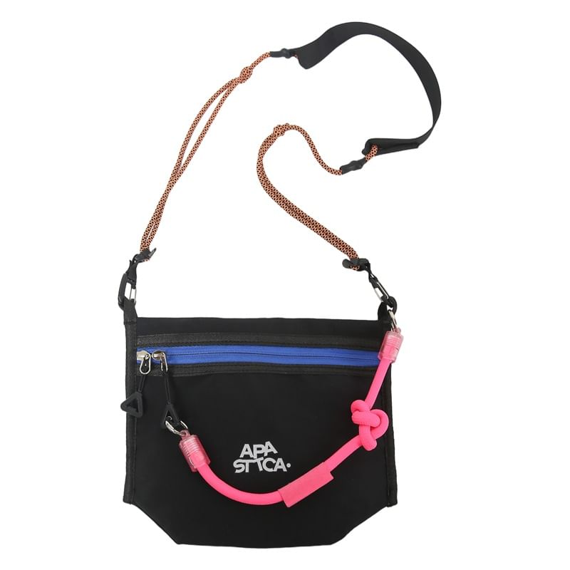 Rope Crossbody Bag Lettering Strap