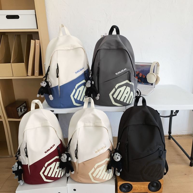 Lettering Set Bag Backpack Godzilla Charm /