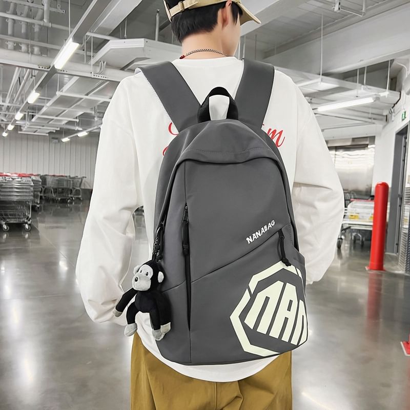 Lettering Set Bag Backpack Godzilla Charm /