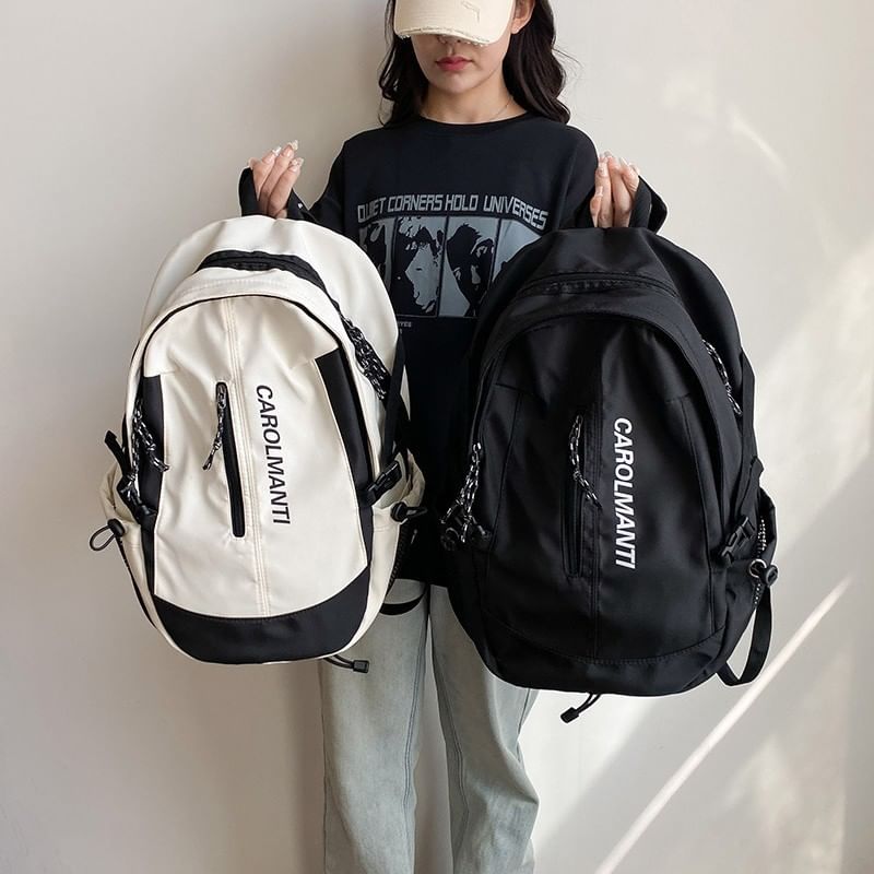 Lettering Tone Backpack Two