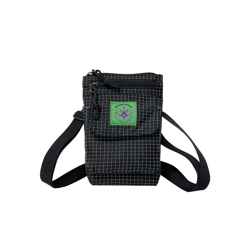 Bag Striped Flap Crossbody