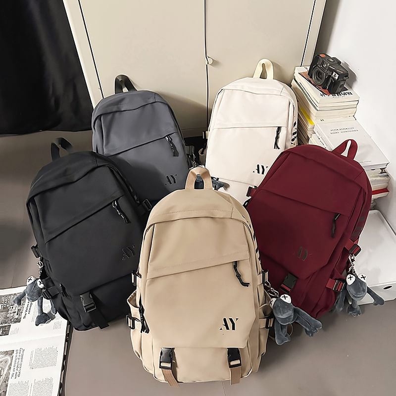 Lettering Backpack Flap