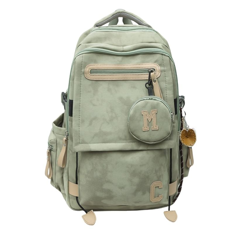 / Purse Coin Set Print Backpack Camouflaged