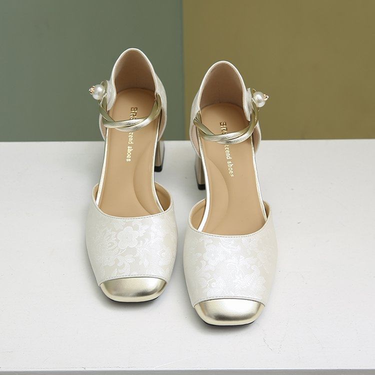 Heel Sandals Block D'Orsay