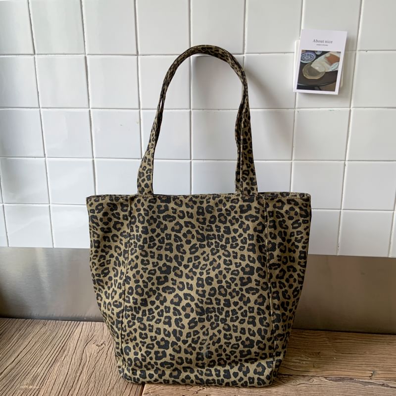 Tote Print Bag Leopard