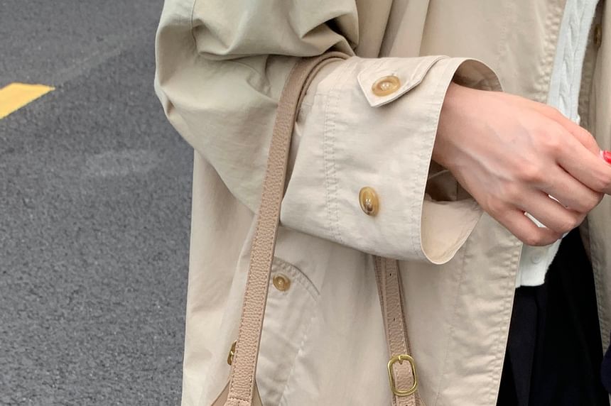 Shoulder Buckle Pouch Bag With