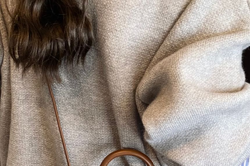 Plaid Heart Applique Flap Handle Top Crossbody Bag