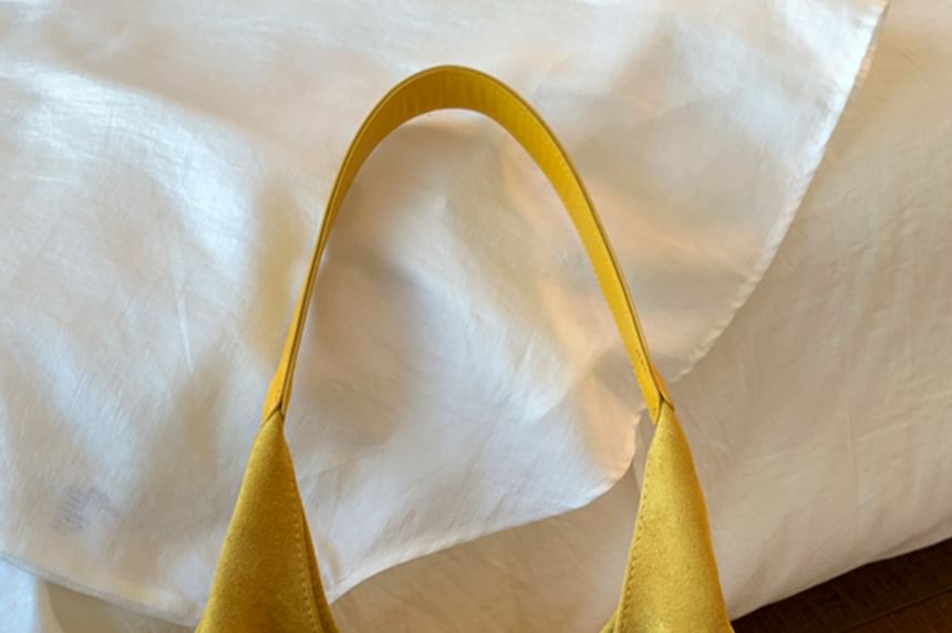 Tote Pouch Suede Bag Faux With