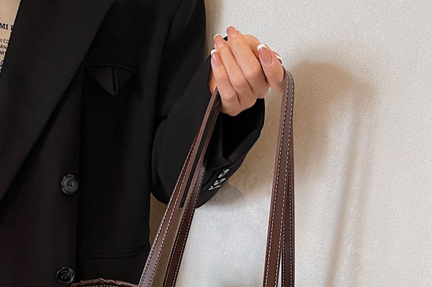 Tote Leather Bag Faux