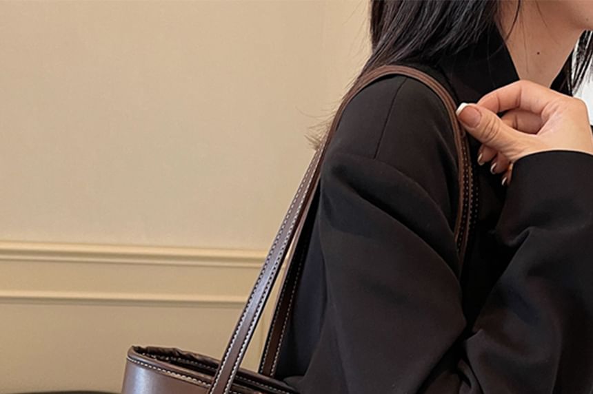 Tote Leather Bag Faux