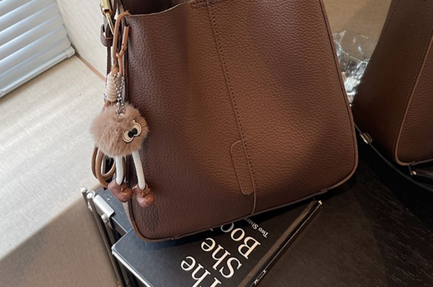 Bag Faux Pouch Shoulder Leather With