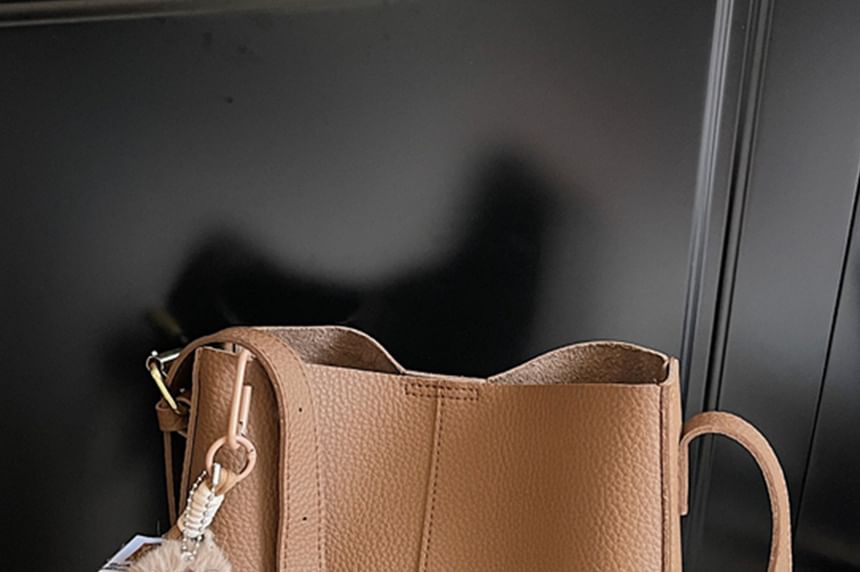 Bag Faux Pouch Shoulder Leather With