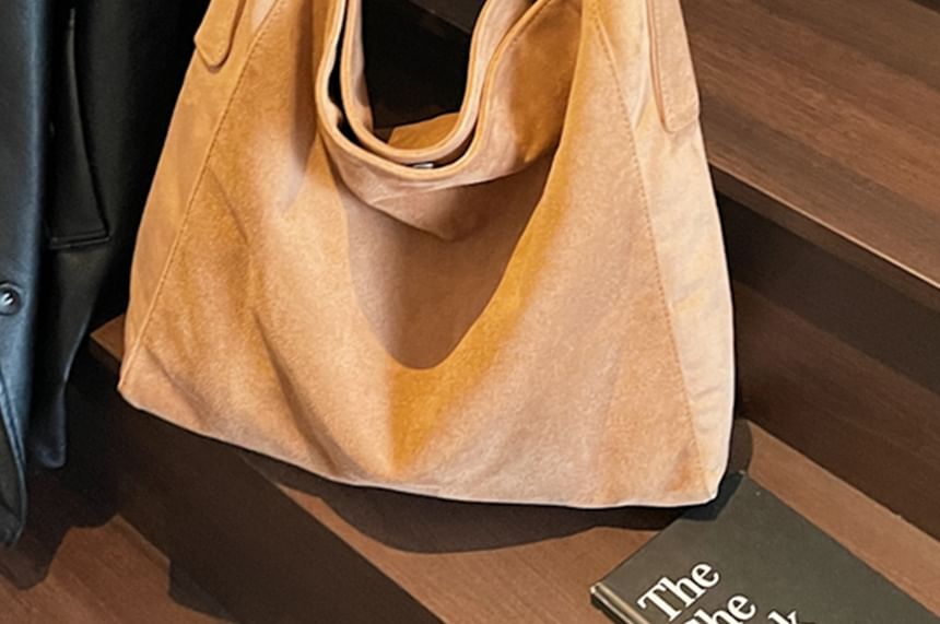 Faux Bag Tote Suede
