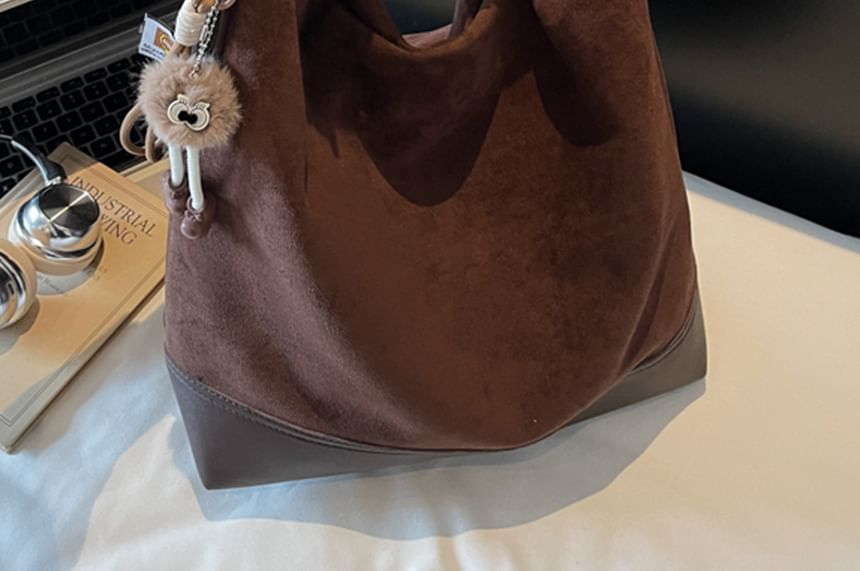 Suede Faux Tote Bag