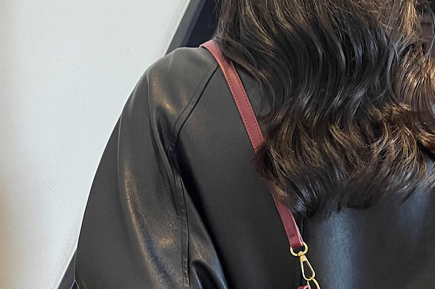 Faux With Pouch Plain Crossbody Bag Suede Fringe