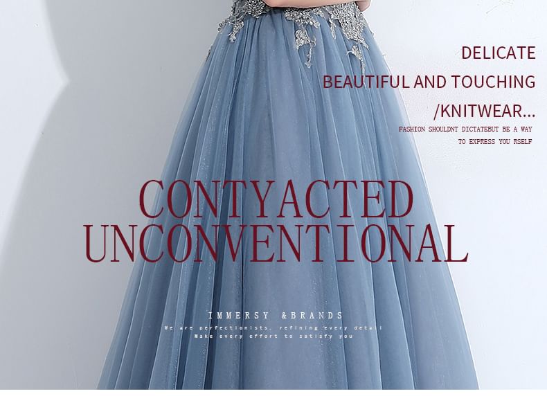 Short-Sleeve Cocktail Panel Mock Dress Lace Gown Neck Evening /