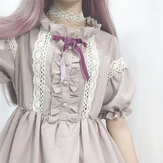 Lace Trim Lolita Dress / Petticoat Skirt (Various Designs)