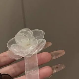 Floral Fabric Choker