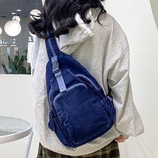 Buckle Bag Denim Sling