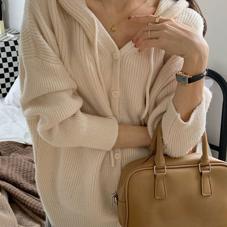 Local Coffee Hoodie Shop Knit