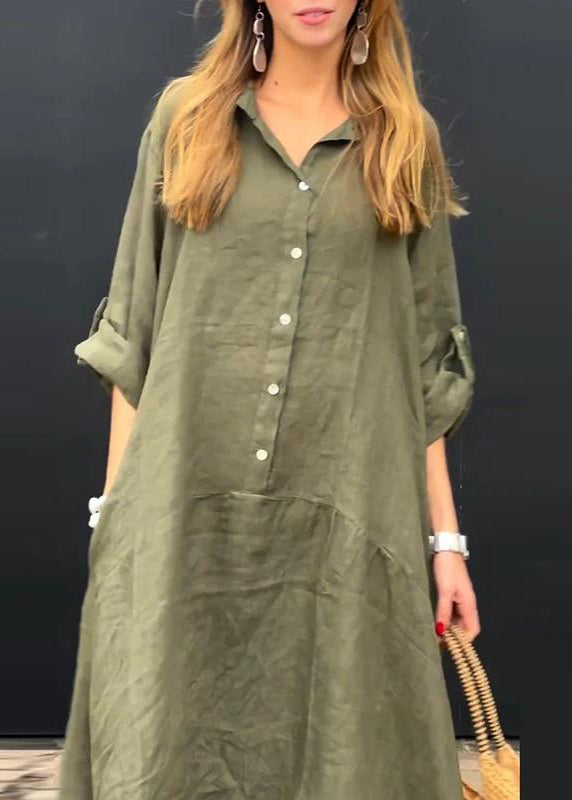 Natural Collar Pan Patchwork Pink Peter Fall Dress Long