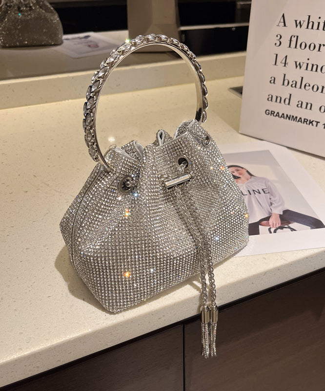 New Pouch Water Studded Handmade Diamond Metal Bag Glitter