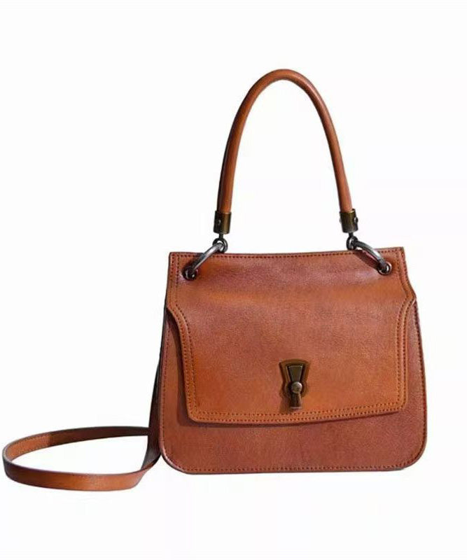 Faux Micro New Bag Brown Retro Durable Solid Leather