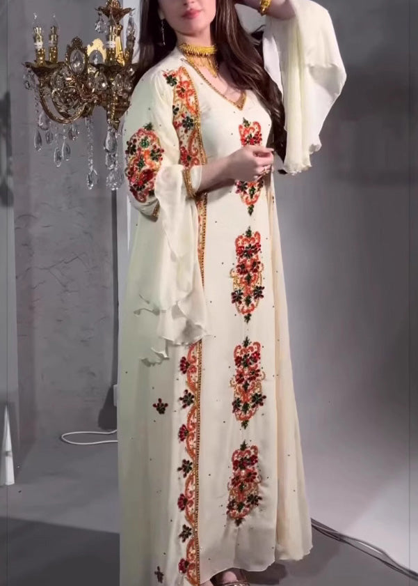 Summer Embroidered Black Robe Pieces Dress New Set Two Style