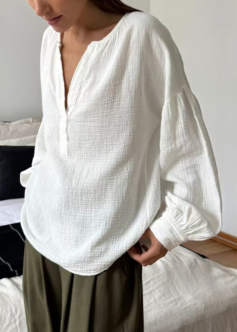 Patchwork Plus Green Solid Neck V Size Tops Fall