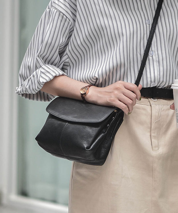 Messenger Chocolate Leather Retro Fabric CrossBody Bag