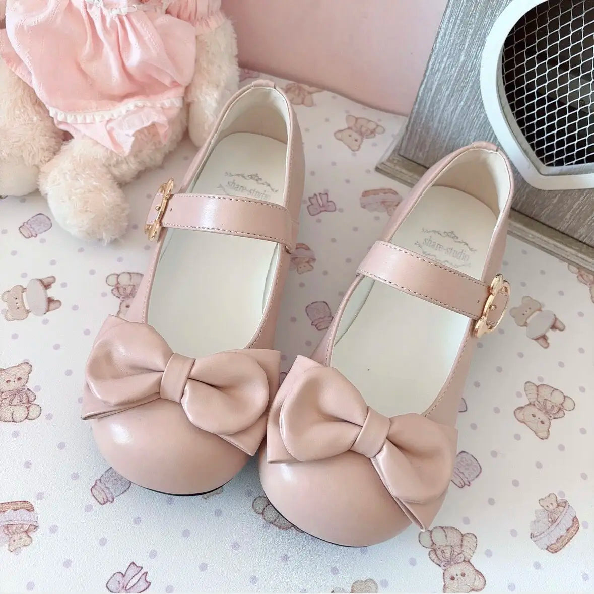 Elegant Princess - Heel Shoes Leather Pink 35-43