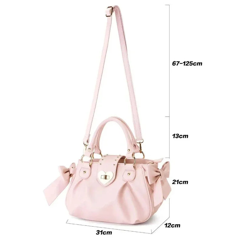 Sweet Bow Lolita Pink Handbag