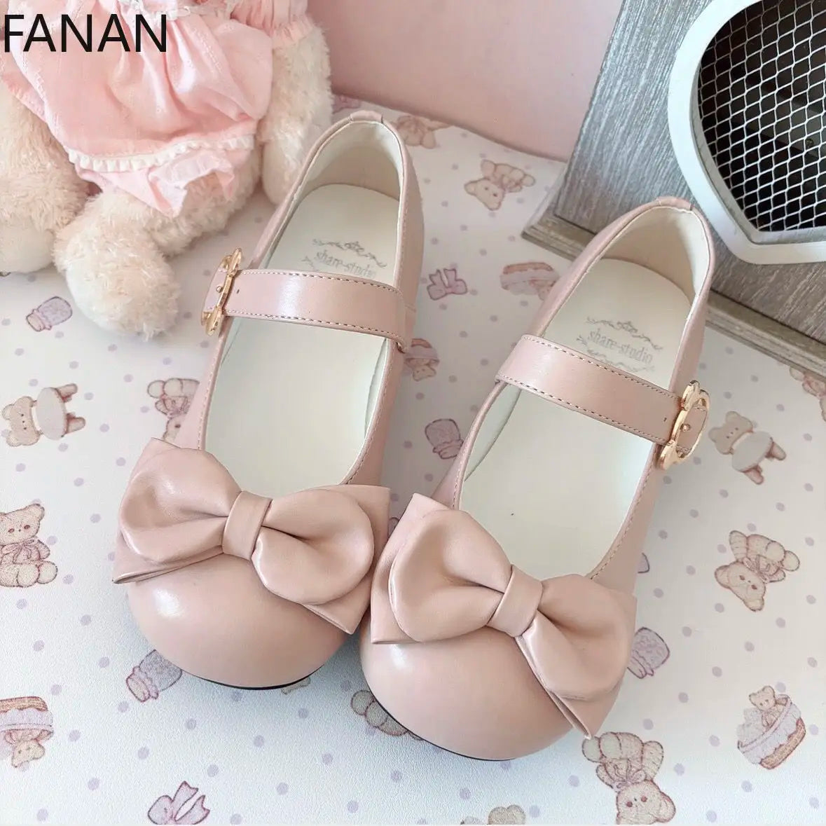Elegant Princess - Heel Shoes Leather Pink 35-43
