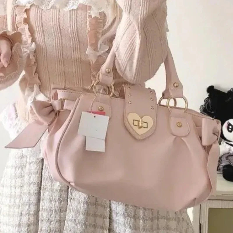 Sweet Bow Lolita Pink Handbag