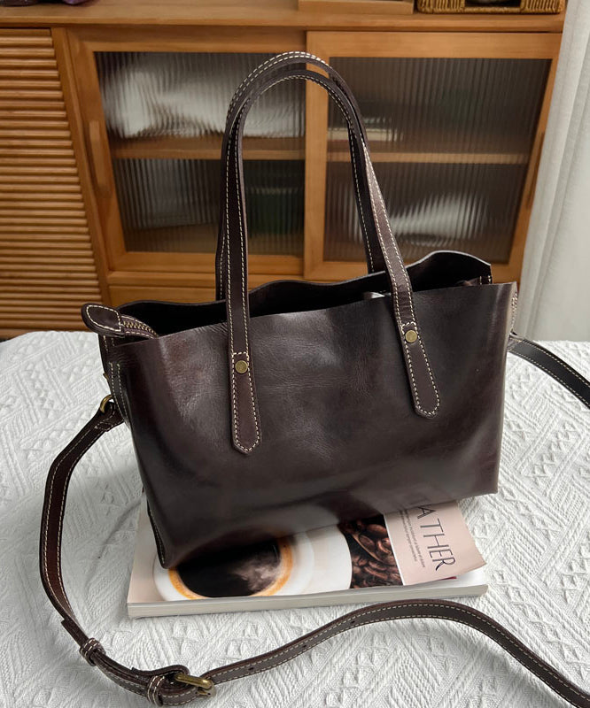 Large Leather Shoulder Capacity Style Women Bags