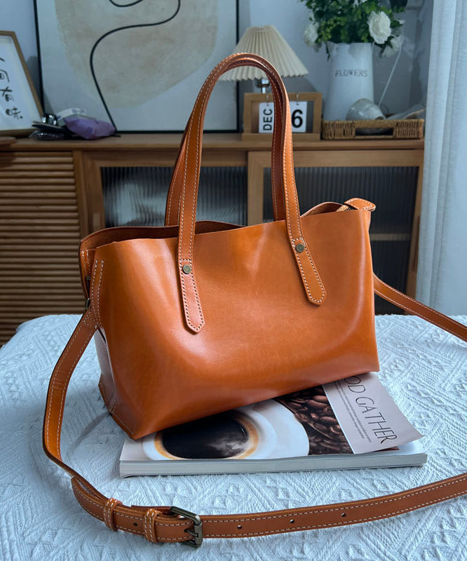 Large Leather Shoulder Capacity Style Women Bags