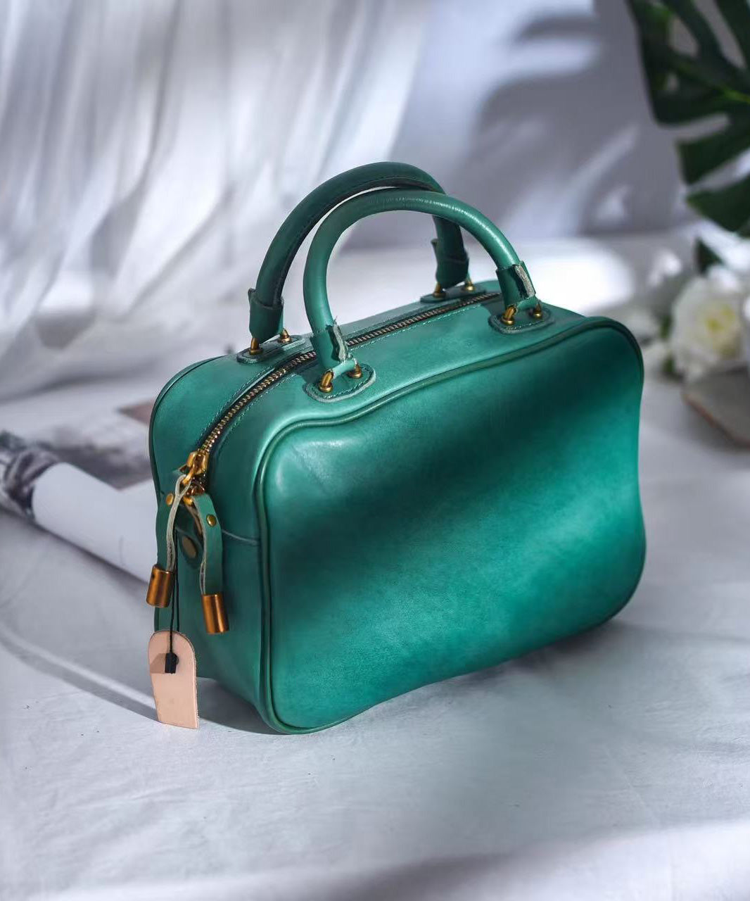 Orange Doctor Large Women Bag Leather Capacity