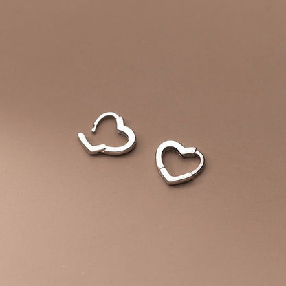 Heart Sterling Silver Earring