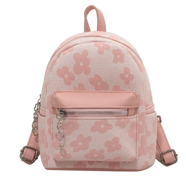 Backpack Floral Zip