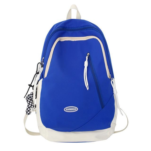 Nylon Two-Tone Backpack Logo